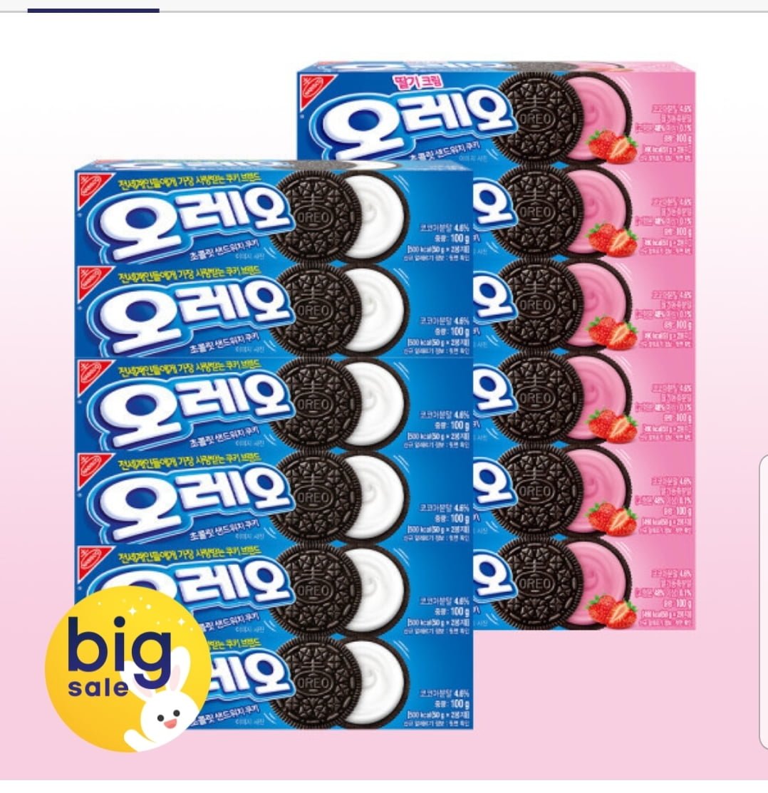 오레오 100g 12개 골라담기 (10,900원/무료배송)