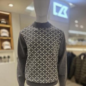 26FW 남성 기하학패턴자가드니트