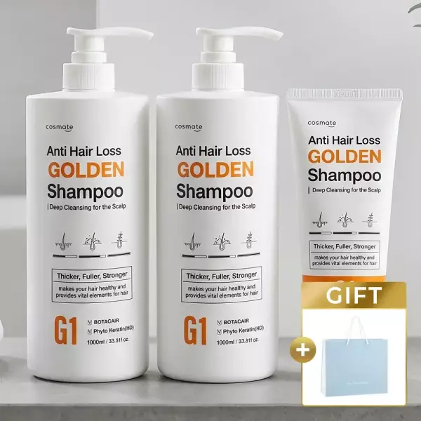 골든 샴푸 1000ml 2개 + 200ml + 쇼핑백 (16,900원/무료)