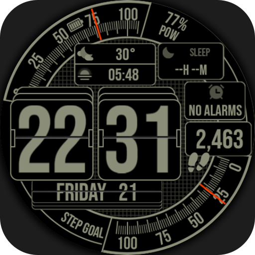 Flip Clock Monochrome외 일시 무료