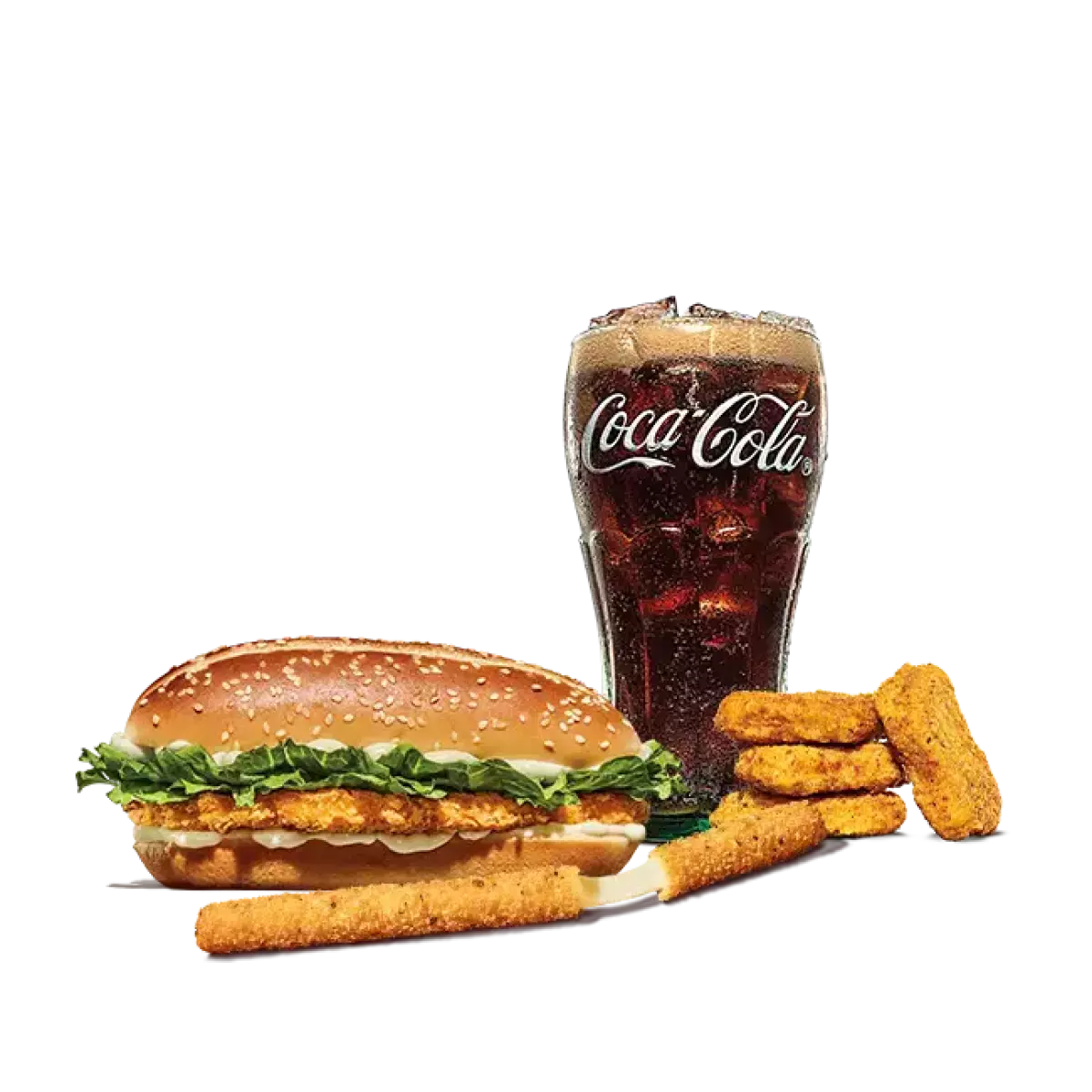 [버거킹] 롱치킨버거+콜라R+너겟킹4조각+21치즈스틱