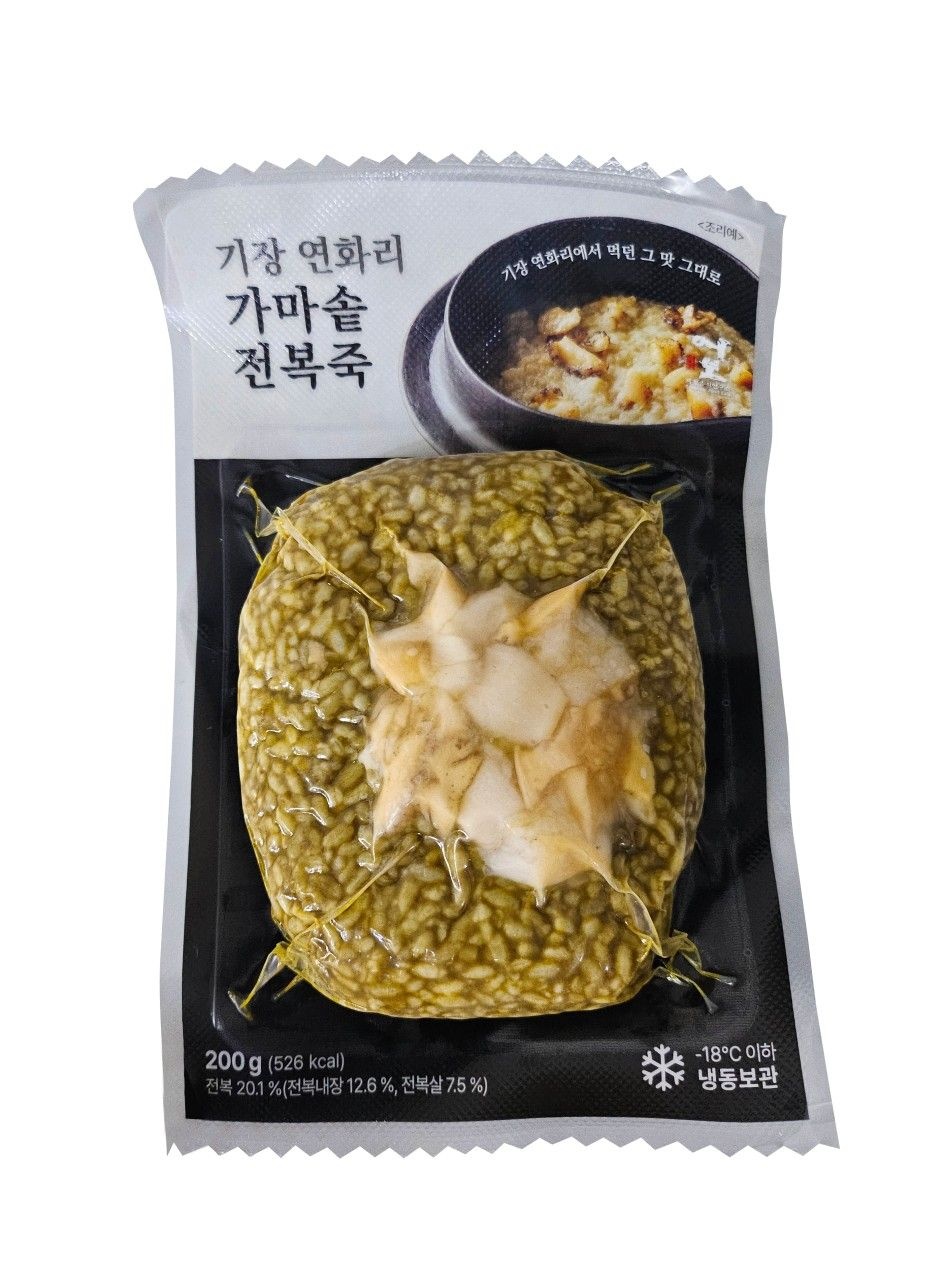 [온세일]기장 연화리 가마솥 전복죽 200g x 2팩 (14,370/무배)