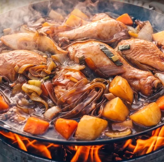 옥구촌 국내산 닭고기 춘천 가마솥 찜닭 (간장/매콤) 1kg 3팩