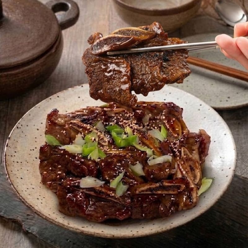 프리미엄 수제 LA갈비 6~8번 꽃갈비 부위 1KG (10~11대) 2팩 총 2KG (38,040원/무료)