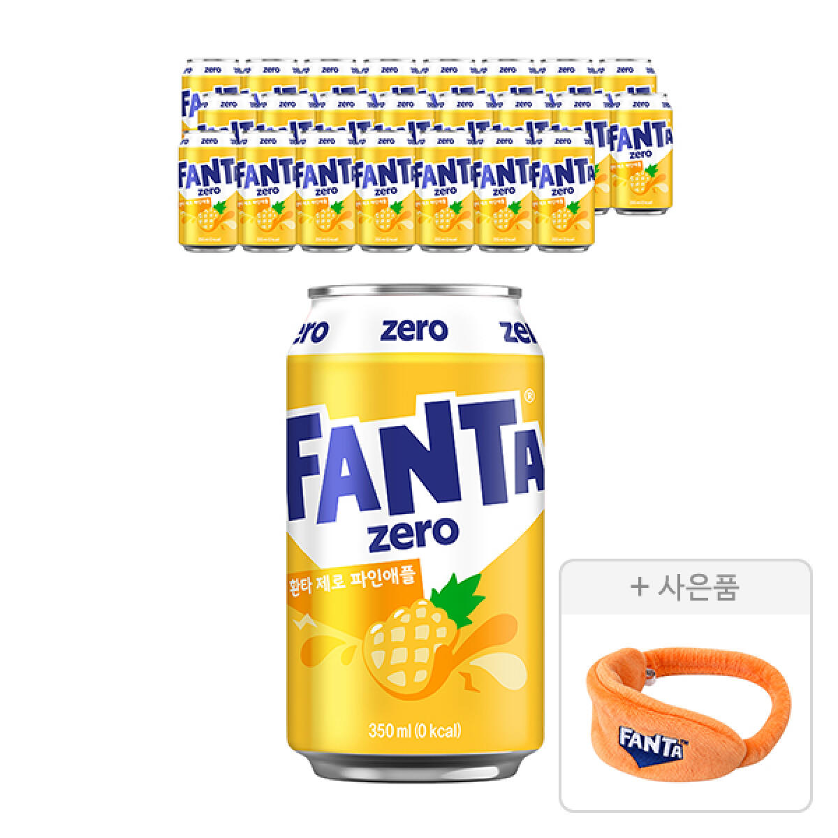 환타 파인제로 350ml 24개 + 세안밴드 증정 (티멤 12,610원/무료)
