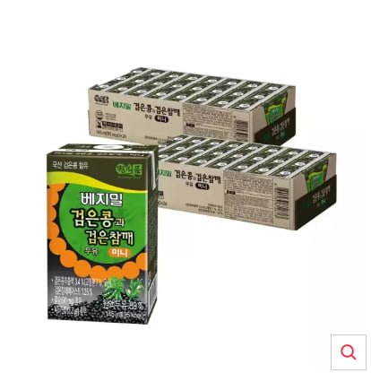 베지밀 검은콩과 검은참깨 두유 145ml 48팩 (임박) (8,910원/무료)