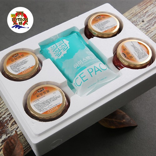 강경맛깔젓 양념 젓갈 4종선물세트 (22,580원/무료)