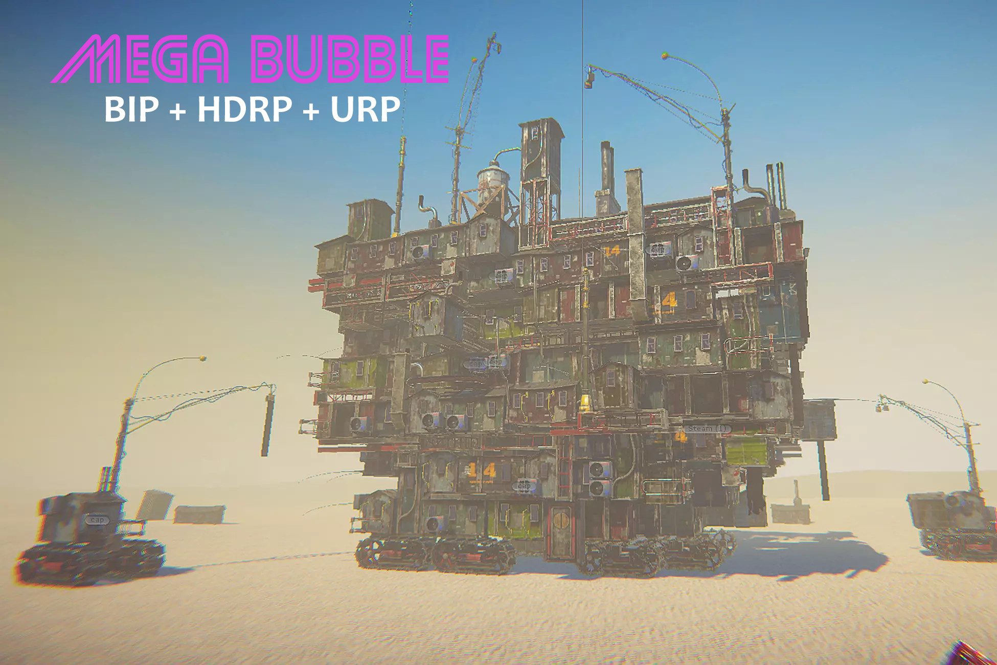에셋스토어 무료 Fog City Mega Bubble cyberp